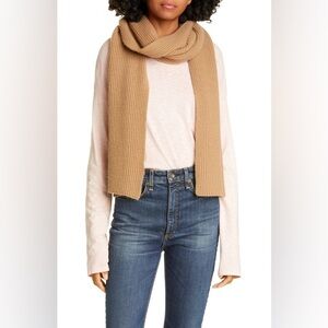 Rag & bone Ace Cashmere Scarf Camel Tan